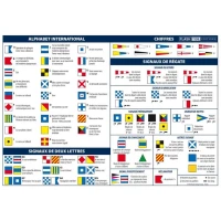 Code marin adh�sif A5 Pavillons Maritimes et R�gates