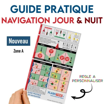 Guide pratique en navigation - Balisage, Cardinales & R�gles de barre personnalis�e avec votre logo - FlashTide