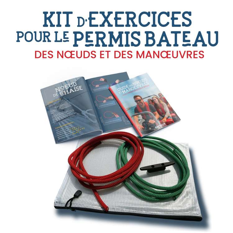 Kit dentranement aux nuds marins & manuvres   Examen pratique du permis bateau - FlashTide