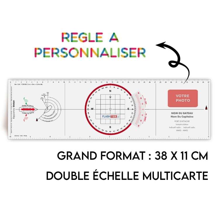 Rapporteur Breton personnalis avec votre logo - FlashTide
